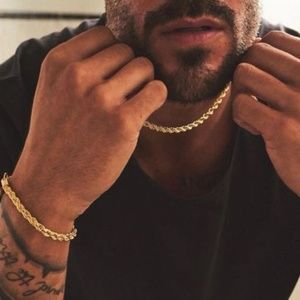 Brand new gold rope chain